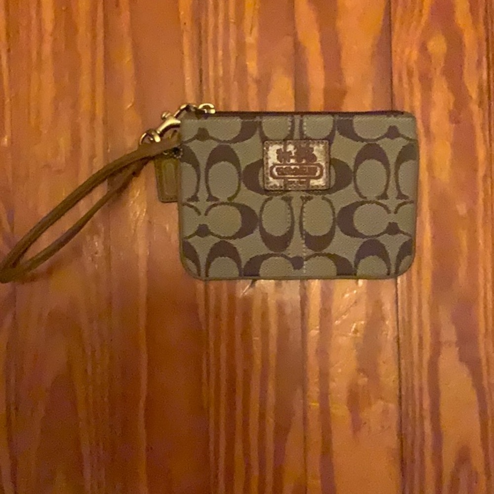 Coach Signature Wristlet
